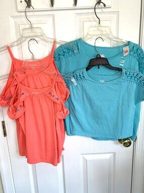 4 Piece Big Sister Little Sister Set Justice/Children's Place Size 6-8, 16-20